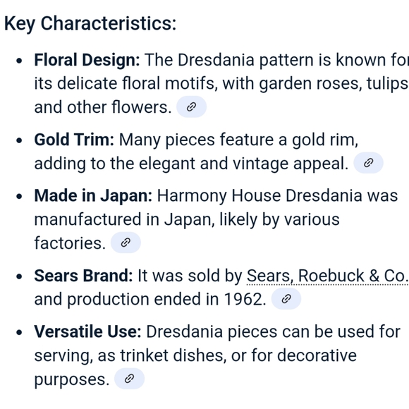 Harmony House Dresdania Plates - Picture 16 of 16